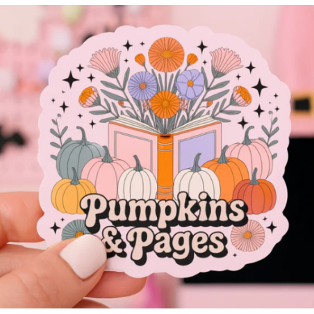 Autocollants découpé " Pumpkings & pages "