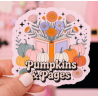 Autocollants découpé " Pumpkings & pages "
