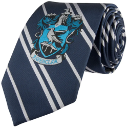 Harry Potter - cravate écusson tissé Serdaigle