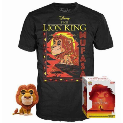 PACK LE ROI LION FIGURINE FUNKO POP +  T-shirt  TAILLE XL