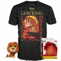 PACK LE ROI LION FIGURINE FUNKO POP +  T-shirt  TAILLE XL
