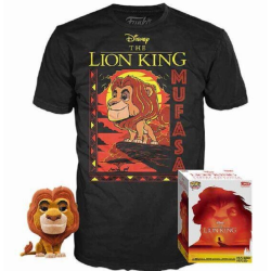 PACK LE ROI LION FIGURINE FUNKO POP +  T-shirt  TAILLE XL