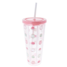 Bonbons Pusheen : Gobelet et paille - 600 ml