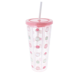 Bonbons Pusheen : Gobelet et paille - 600 ml
