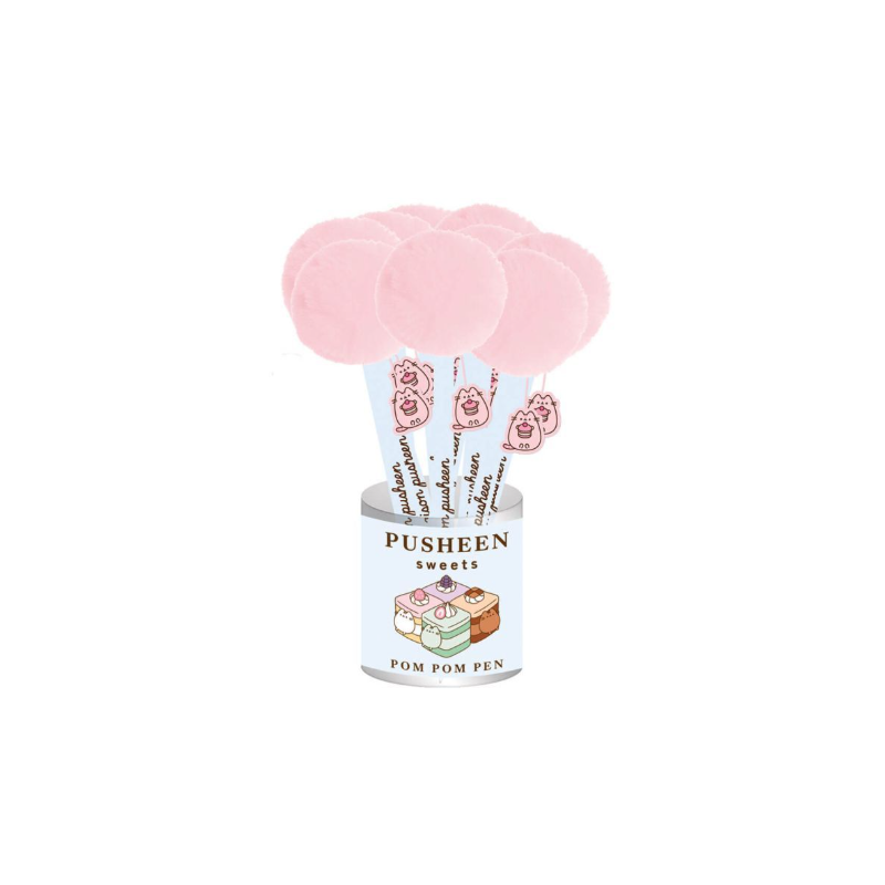 Stylo pompon rose Pusheen