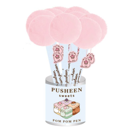 Stylo pompon rose Pusheen