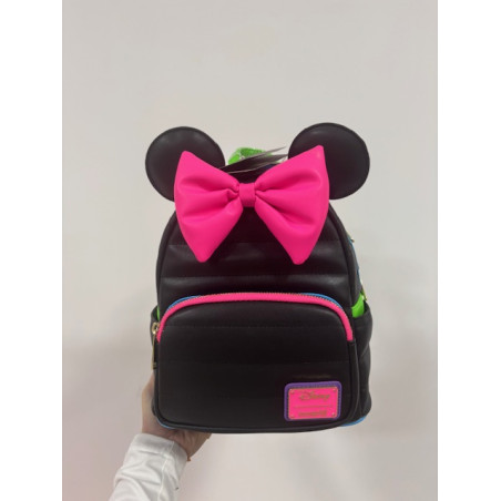 Sac à dos noir et fluo Minnie - Disney - Loungefly