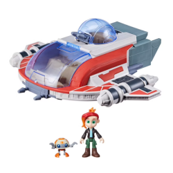 Vaisseau Crimson Firehawk et figurines - Star Wars