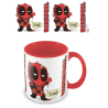 Mug en céramique Deadpool - 315 ml avec intérieur et anse colorés