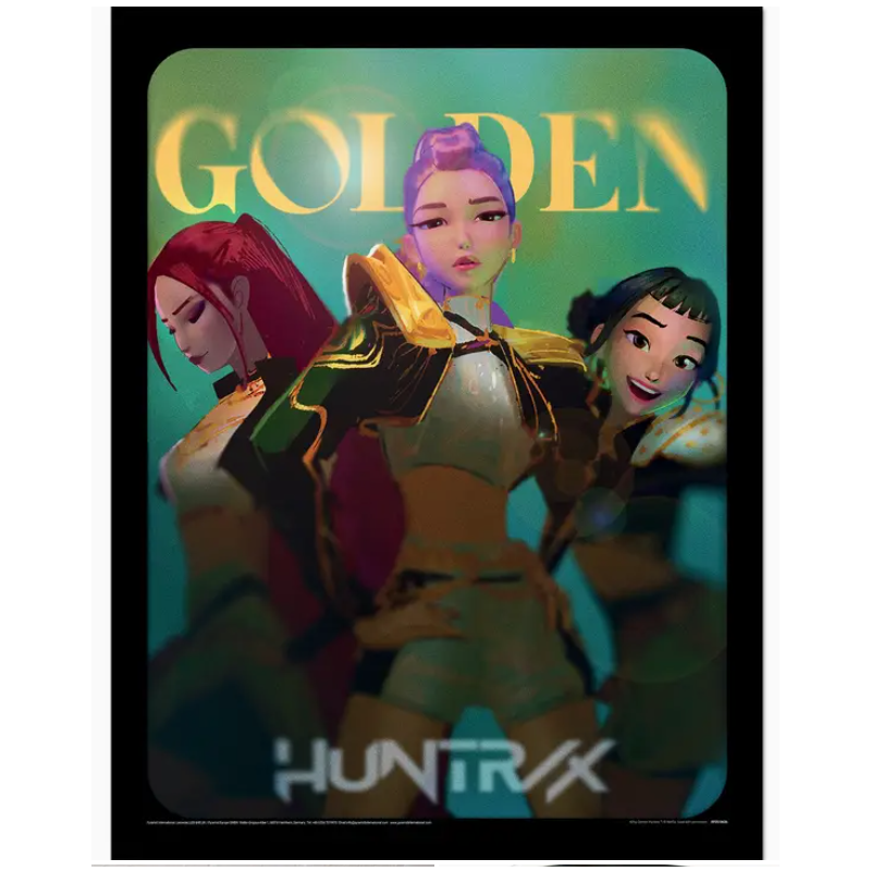 Impression Golden K-POP Demon Hunters 30 x 40 cm