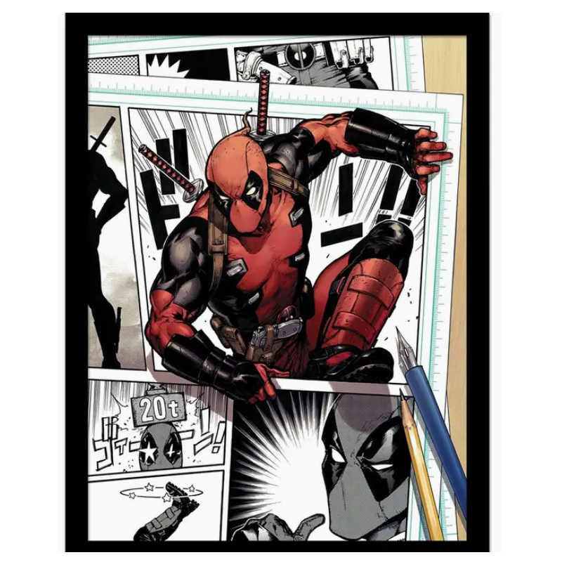 Impression style comique Deadpool - Marvel