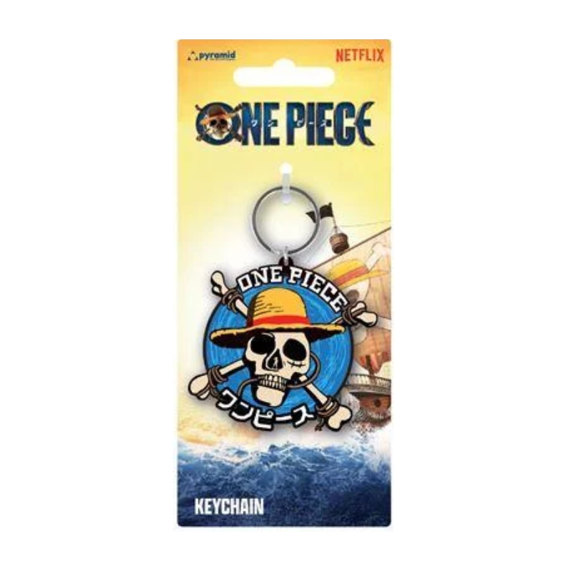 Porte-clé One Piece Live Action Straw Hat Pvc Keychain