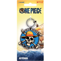 Porte-clé One Piece Live Action Straw Hat Pvc Keychain