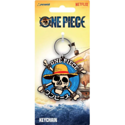 Porte-clé One Piece Live Action Straw Hat Pvc Keychain