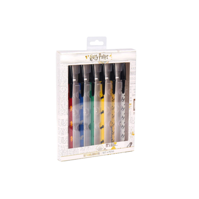 Ensemble de 6 stylos Harry Potter