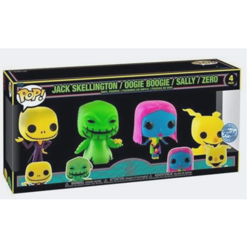 Pack de 4 figurines L'Etrange Noel de Mr Jack - Disney