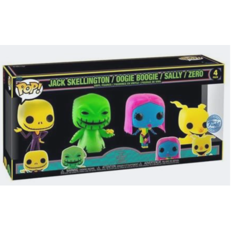 Pack de 4 figurines L'Etrange Noel de Mr Jack - Disney