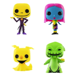 Pack de 4 figurines L'Etrange Noel de Mr Jack - Disney