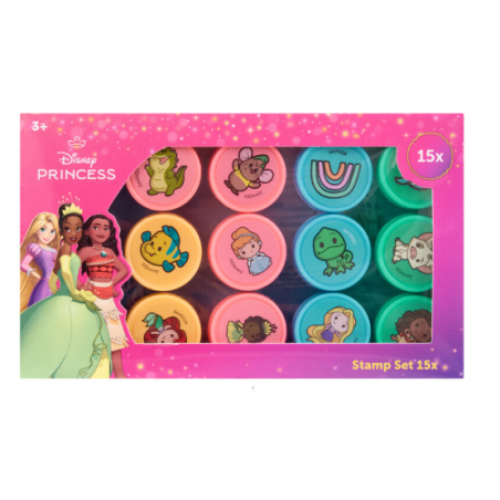 Pack de 15 timbres des Princesses - Disney
