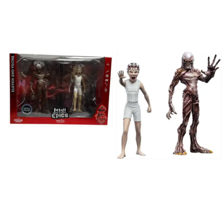Stranger Things - Figurines Mini Epics Vecna & Eleven (Season 4) Twin Pack 16 cm