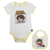 Ensemble body bébé Harry Potter avec bavoirs - Petit Sorcier. Taille : 12-18 mois.