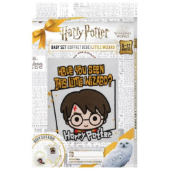 Ensemble body bébé Harry Potter avec bavoirs - Petit Sorcier. Taille : 12-18 mois.