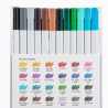 Stylos à pointe fine 24 couleurs KINGART