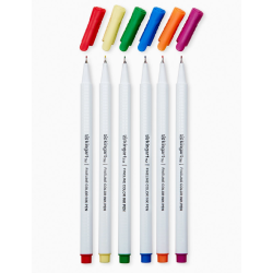 Stylos à pointe fine 24 couleurs KINGART