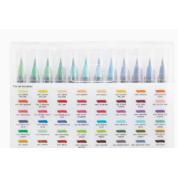 PACK DE 48 FEUTRES A EAU POINTE PINCEAU KINGART