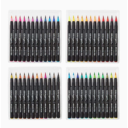 PACK DE 48 FEUTRES A EAU POINTE PINCEAU KINGART