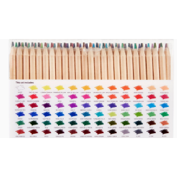 Pack de Crayons de couleur 72 couleurs Kingart