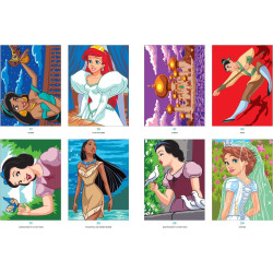 Coloriages mystères Disney Collector - Princesses
