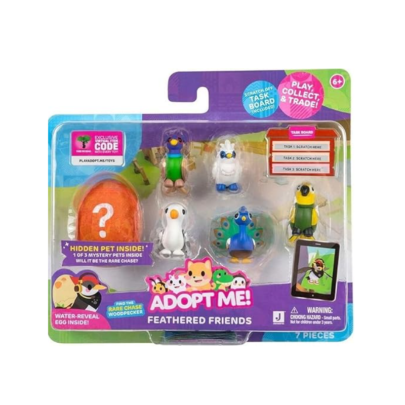 Adoptez-moi - Pack de 6 figurines - Amis à plumes - Animaux