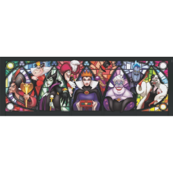 DISNEY VILLAINS - PUZZLE COMPACT 1000 PIECES PANORAMA