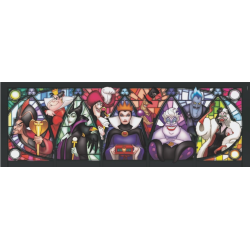 DISNEY VILLAINS - PUZZLE COMPACT 1000 PIECES PANORAMA