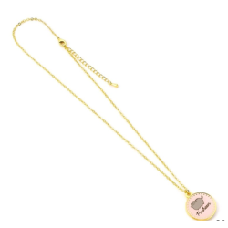 Pusheen - Pendentif doré émaillé