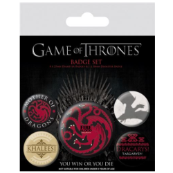 GAME OF THRONES - Pack 5 badges