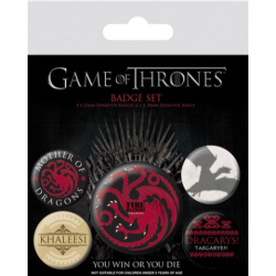 GAME OF THRONES - Pack 5 badges