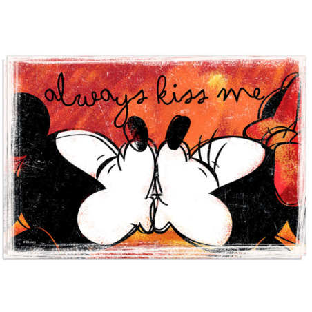 MICKEY Love Sweet Love - Lot de 2 Set de Table '45x30 cm' - Love Red