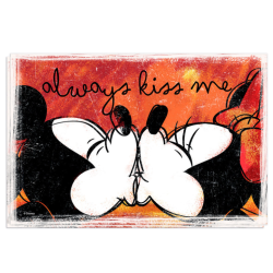 MICKEY Love Sweet Love - Lot de 2 Set de Table '45x30 cm' - Love Red