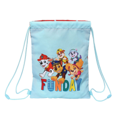 PAT PATROUILLE - Sac à dos serré par des ficelles  Funday Rouge Bleu clair