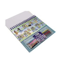 Coffret de coloriage Bluey avec autocollants