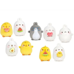 BLIND BOX - PELUCHES MOLANG -12 PERSONNAGES 25CM