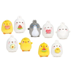 BLIND BOX - PELUCHES MOLANG -12 PERSONNAGES 25CM