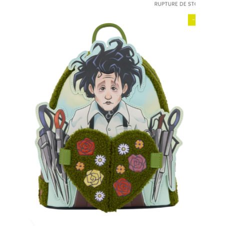 Sac à dos Sherpa Edward aux mains d'argent - Disney - Loungefly
