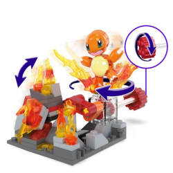 Pokémon - Jeu de construction MEGA Danse Flammes de Salamèche