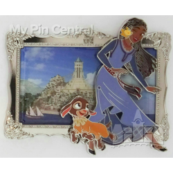 DISNEY- Mini pin’s broche Asha et Star en édition limitée, Wish : Asha et la Bonne étoile