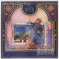 DISNEY- Mini pin’s broche Asha et Star en édition limitée, Wish : Asha et la Bonne étoile