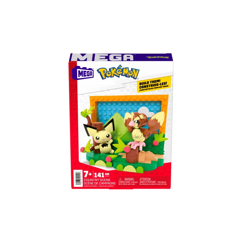 Pokémon - Jeu de construction MEGA Pichu et Roucool