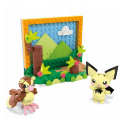 Pokémon - Jeu de construction MEGA Pichu et Roucool